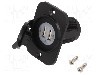 Alimentare auto, conector plat 6,3mm, neagra, SCI - A13-194B2PS-BB3