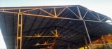 Structura metalica din depozit de cereale