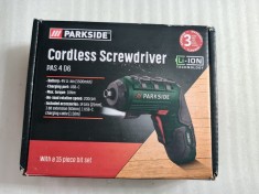Surubelnita cu acumulator Parkside PAS 4 D6 , LED, 4 Volt / 1,5 Ah foto