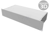 Carcasă rack HAMMOND 19" 2U aluminiu stand de montare