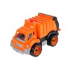 Masinuta de gunoi TechnoK cu tomberon, portocaliu, 30cm. Camion gunoi copii +3 ani, plastic rezistent