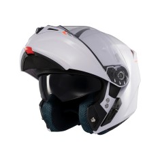 Casca modulabila Axxis model Storm S SV A0 alb lucios Pinlock ready &ndash; omologare noua ECE 22.06 &ndash; tip viziera: MT-V-25 M (57/58cm)