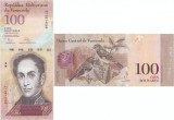 2014 (19 VIII), 100 Bol&iacute;vares (P-93ir) - Venezuela - stare UNC