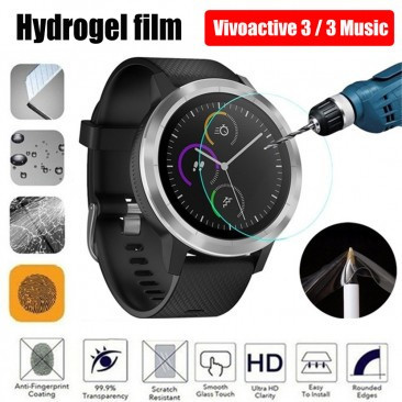 FOLIE PROTECTIE HYDROGEL, TPU SILICON, GARMIN WATCH VIVOACTIVE 3 MUSIC, BULK foto