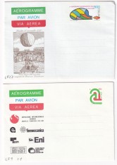 FILATELIE TEMATICA - PLIC ITALIA TEMATICA AVION AVIOANE AVIATIE AIRMAIL AEROGRAM