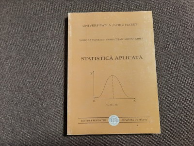 STATISTICA APLICATA MARIANA VOINEAGU/EMILIA TITAN foto