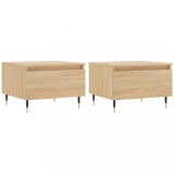 Cumpara ieftin Masute de cafea 2 buc. stejar sonoma 50x46x35 cm lemn compozit