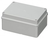 Doza aplicata patrata 150x110x70mm IP56 pentru distributie jonctiune ABS rezistenta UV fara presetupe margini netede, Elettrocanali
