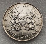 P1. Kenya 1 Shilling 1989 aUNC **