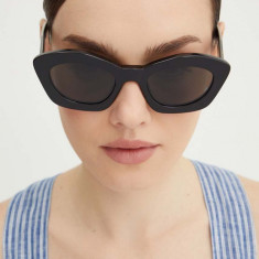 Marni ochelari de soare femei, culoarea negru, EYMRN00020.004.EWS