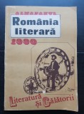 Almanahul ROM&Acirc;NIA LITERARĂ 1990 - Literatură și călătorii