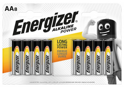 Baterie Alkalina Aa, 8 Buc/set, Energizer, foto