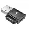 Adaptor Date si Incarcare USB-C - USB-A HOCO UA31D, Negru
