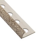 Profil PVC margine gresie si faianta marmorata, Rustic beig085mrbe, bej, 8.5 mm, 2.6 m