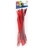 Accesorii creatie sarma plusata rosu,30 cm,20 bucati set