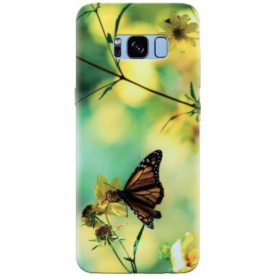 Husa silicon pentru Samsung S8, Butterfly foto