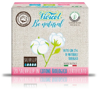 Protej slip ultra subtire din bumbac bio, hipoalergenic (20 buc) - VIVICOT Be Natural foto
