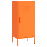 Dulap de depozitare, portocaliu, 42,5x35x101,5 cm, oțel