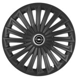 Set 4 capace roti Joy Negru R17 pentru gama auto Opel