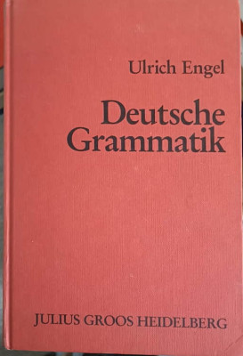 DEUTSCHE GRAMMATIK-ULRICH ENGEL foto