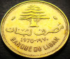 Moneda exotica 10 PIASTRES - LIBAN, anul 1970 * cod 4661, Asia