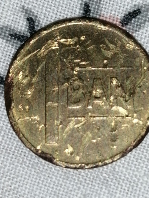 Moneda 1 ban romanesc foto