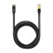 Cablu de rețea Baseus Ethernet RJ45, 10Gbps, 5 m (negru)