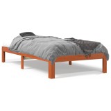 Gossi pat de zi fara saltea, maro ceruit, 90x200 cm, lemn masiv pin