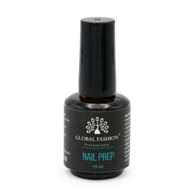 Degresant pentru unghii, Nail Prep, Global Fashion, 15ml, transparent foto