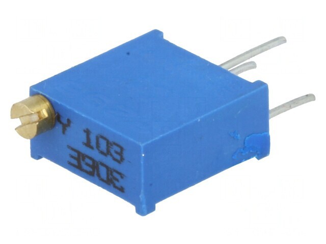 Potentiometru 10k&Omega; 500mW THT Multitură