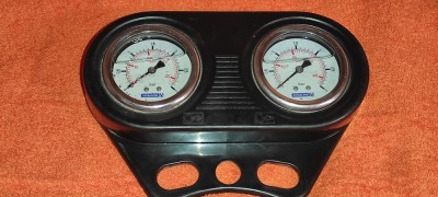Manometru dublu pentru filtru profesional piscina 3 Bar ASTRAL POOL foto