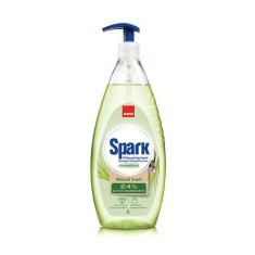 Detergent Lichid pentru Vase cu pompita, Sano Spark Lemongrass, 1 L