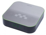 Radio cu ceas Horizon HAV-P4180, 6 W, Bluetooth, USB, Aux (Negru/Argintiu)