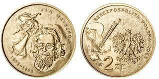 Polonia 2002 - 2 zlote Jan Matejko, pictor, UNC