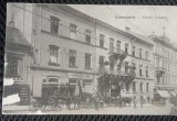 Carte postala, Cernauti, Hotel Central, 1920