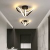 Lustra LED VERTEX Pulse, 24W, Ondulata, Lumina Rece/Calda/Neutra, Negru, Alessandro DESIGN