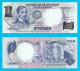 Filipine (p#142) 1 Piso 1969 UNC &#039;Seria Filipină&#039; serie: CN463212