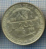 AX 1418 MONEDA-ITALIA-200 LIRE-ANUL1996 ACADEMIE GARDA FINANCIARA-STAREA SE VEDE