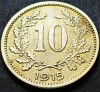 Moneda istorica 10 HELLER - AUSTRIA / AUSTRO-UNGARIA, anul 1915 * cod 1520, Europa