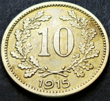 Cumpara ieftin Moneda istorica 10 HELLER - AUSTRIA / AUSTRO-UNGARIA, anul 1915 * cod 1520, Europa