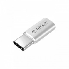 Adaptor Orico CTM1 argintiu USB 2.0 Type-C tata catre Micro-A mama