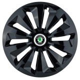 Cumpara ieftin Set 4 capace roti Fox negru R14 pentru gama auto Skoda