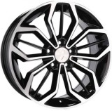 Set jante Kormetal KM R17 compatibil 5x108 Citroen, Fiat, Opel, Peugeot, Ford, Jaguar, Land Rover, Volvo Negru+Diamond Cut