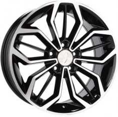 Set jante Kormetal KM R17 compatibil 5x108 Citroen, Fiat, Opel, Peugeot, Ford, Jaguar, Land Rover, Volvo Negru+Diamond Cut