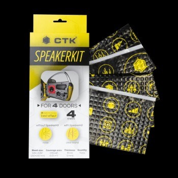 Pachet CTK SPEAKERKIT 4 folii 25x25 vibroabsorbant foto