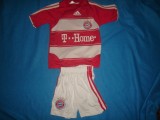 TRICOU PLUS PANTALONI DE COPII ADIDAS BAYERN MUNCHEN 3-6 ANI ORIGINALE