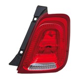 Stop spate lampa Fiat 500 (312), 07.2015- Hatchback, partea stanga, cu becuri tip P21/5W+P21W, AL (Automotive Lighting), AL Automotive Lighting