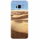 Husa silicon pentru Samsung S8 Plus, Beach Sand Closeup Holiday
