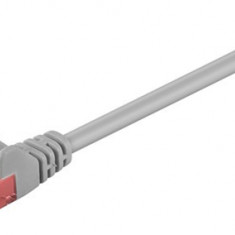 Cablu de retea U/UTP Goobay, cat6, patch cord, 3m, gri