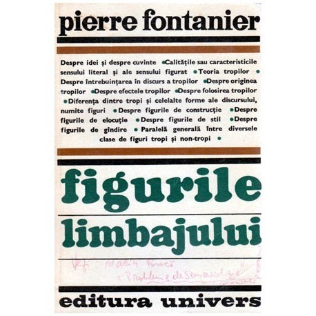 Pierre Fontanier - Figurile limbajului - 101062